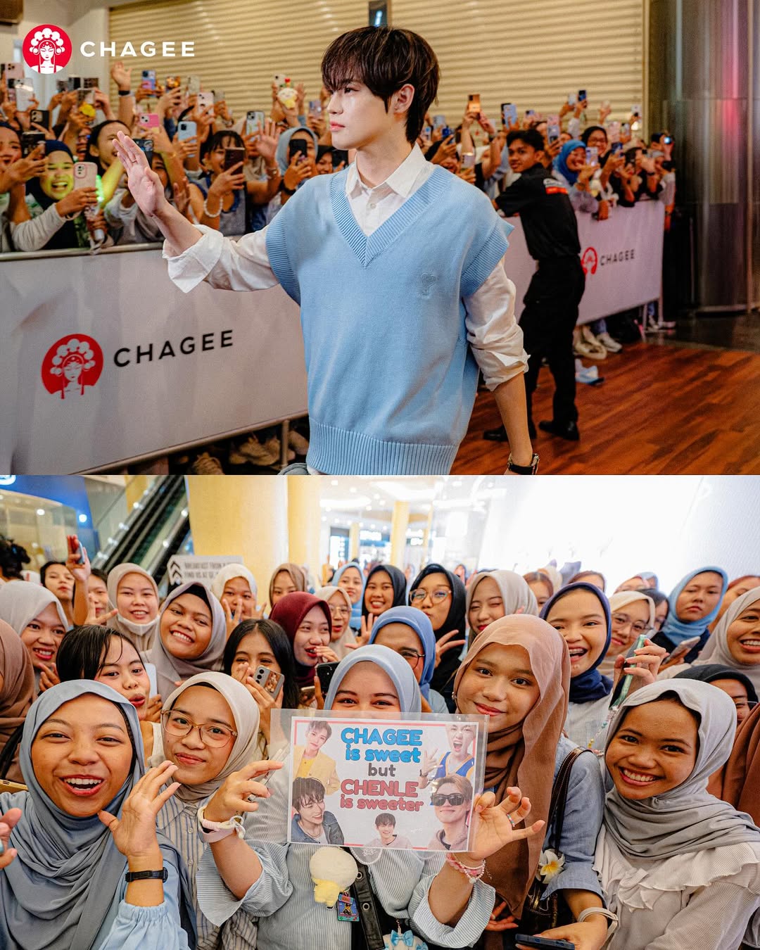 Chenle NCT di Chagee Gandaria Mal [instagram]
